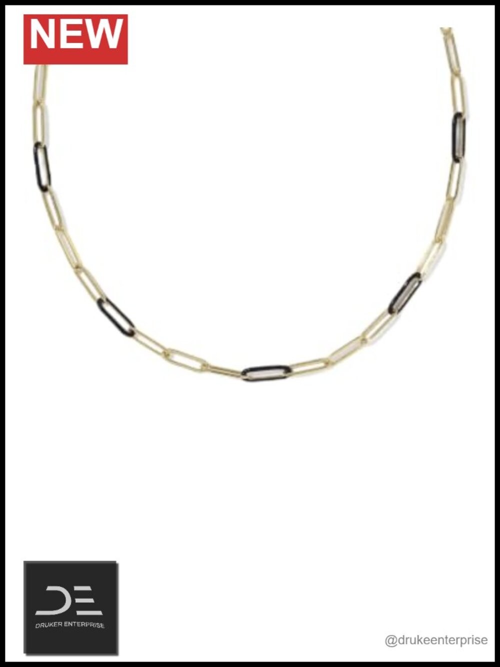 Kendra Scott Courtney Enamel Link Necklace 20.85"